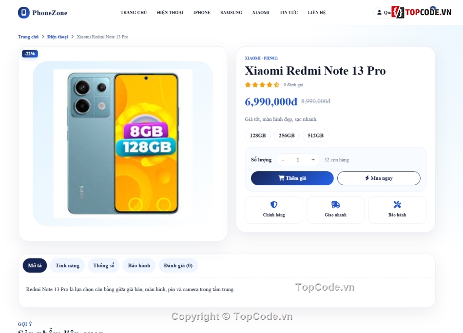 web bán điện thoại,website bán điện thoại,website điện thoại
